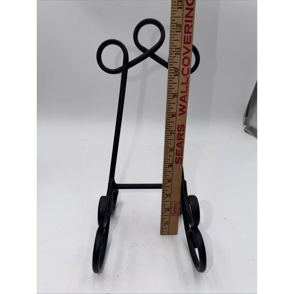 Heavy Duty Wrought Iron Sign Stand Art & Presentation Easel Book/Plate 13